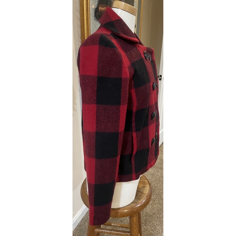 Classic Relativity Blazer Jacket Wool Buffalo Pla… - image 4